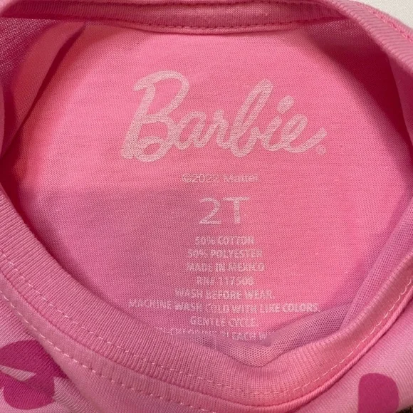 🐶🐶🐶NWT Toddler Barbie size 2T pink t-shirt🐶🐶🐶 - Picture 4 of 4